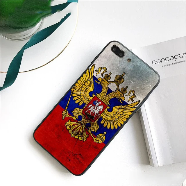 A6 Armenia Albania Россия эмблема флага ТПУ Мягкий силиконовый чехол для телефона iPhone 8 7 6 6S Plus X XS MAX 5 5S SE XR 10 Чехол - Цвет: A6