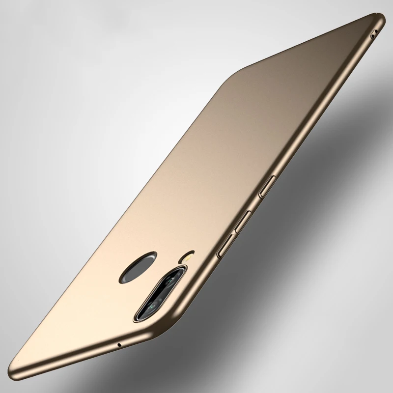 Золотой UPaitou, жесткий матовый чехол для huawei P Smart Z Plus, чехол 360, полное покрытие, Защита ПК, задний Чехол для huawei P SmartZ, чехол - Цвет: Золотой