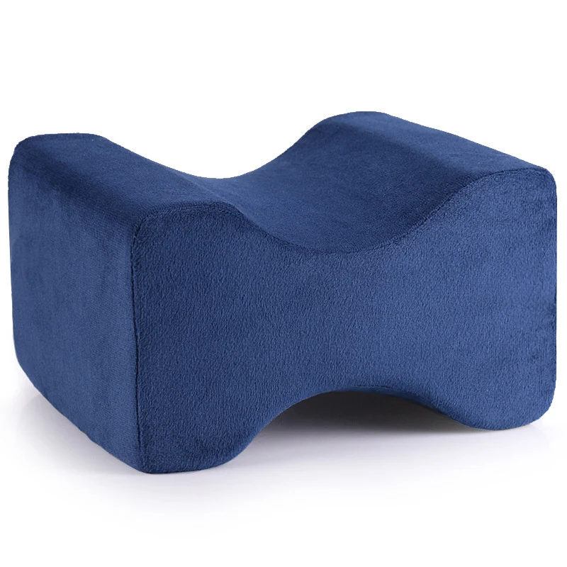 GIANTEX спальная подушка пены памяти подушки под колени для ног Travesseiro Almohada para rodillas knie Kussens poduszkap U2131 - Цвет: Navy Blue