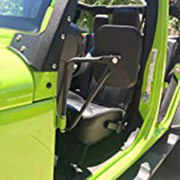 Для Jeep Wrangler CJ YJ TJ JK JL Автомобильные Боковые зеркала квадратные бездверные зеркала заднего вида легко установить