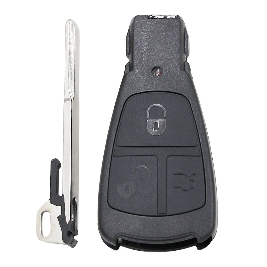 Для Mercedes S Class smart fab uncut key дистанционный брелок корпус 2B/3B с вставной клавишей