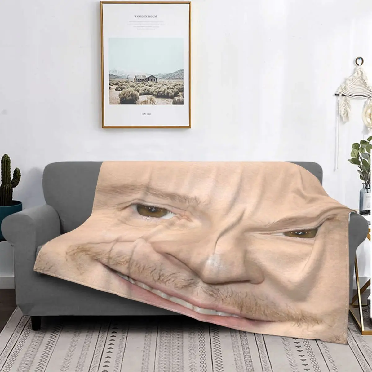 Cursed Noah Blanket Bedspread Bed Plaid Rug Muslin Plaid Blanket Hoodie