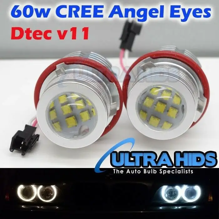 Lampadina 60W Cree Led Angel Eye Halo Per Bmw E39 Serie 5 E59 E53 E60 E63 E64 A14