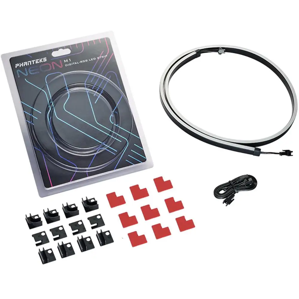 

PHANTEKS M1 M5 Light Strip ARGB Neon Computer Case Decoration LED Strip Set 5V 3 PIN Flexible Lamp Tape for PC Case Chassis