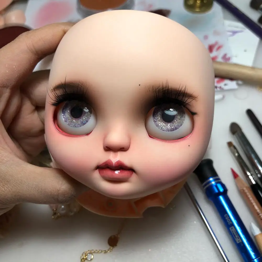 Blyth кукольная лицевая пластина для diy вашего макияжа blyth включая заднюю панель