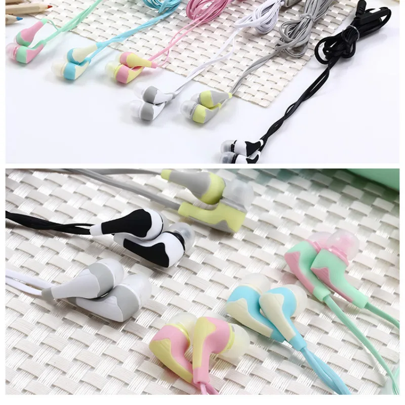 Cartoon Wire-controlled Voice Phone In-ear Stereo Headset Motion Noise Reduction With Storage Box MC-125 | Электроника
