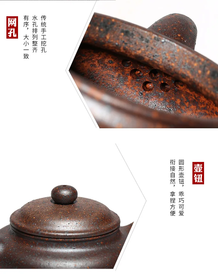 Yixing Manufacturers Direct Selling Firewood Vintage Yixing Clay Teapot Entirely Handmade Genuine Product a Generation of Fat Te