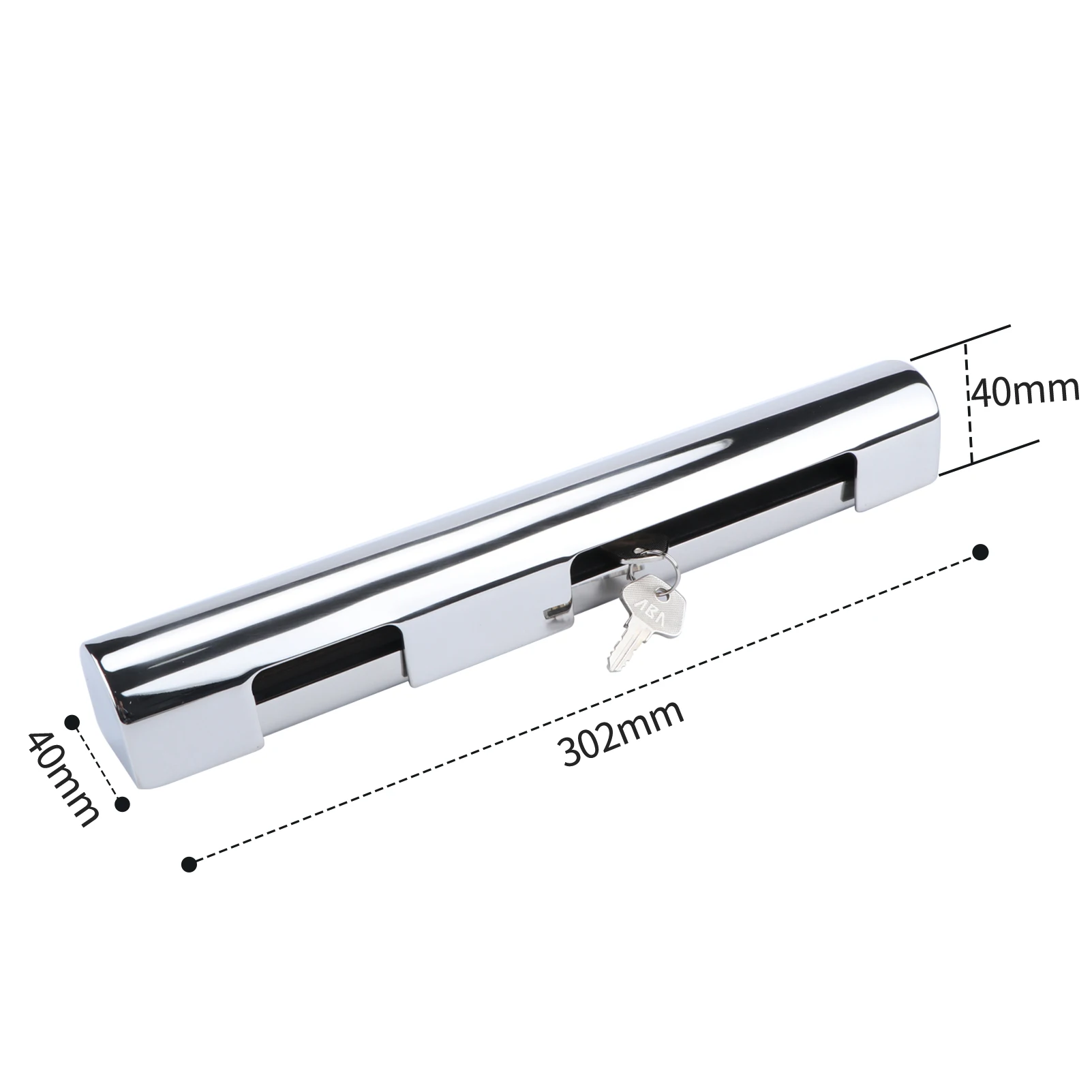 Marine Accessories Marine Hardware MARINE High Security Stainless Steel Boat Marine Outboard Motor Engine Lock 300mm Quick Release/Install Secures with Keys