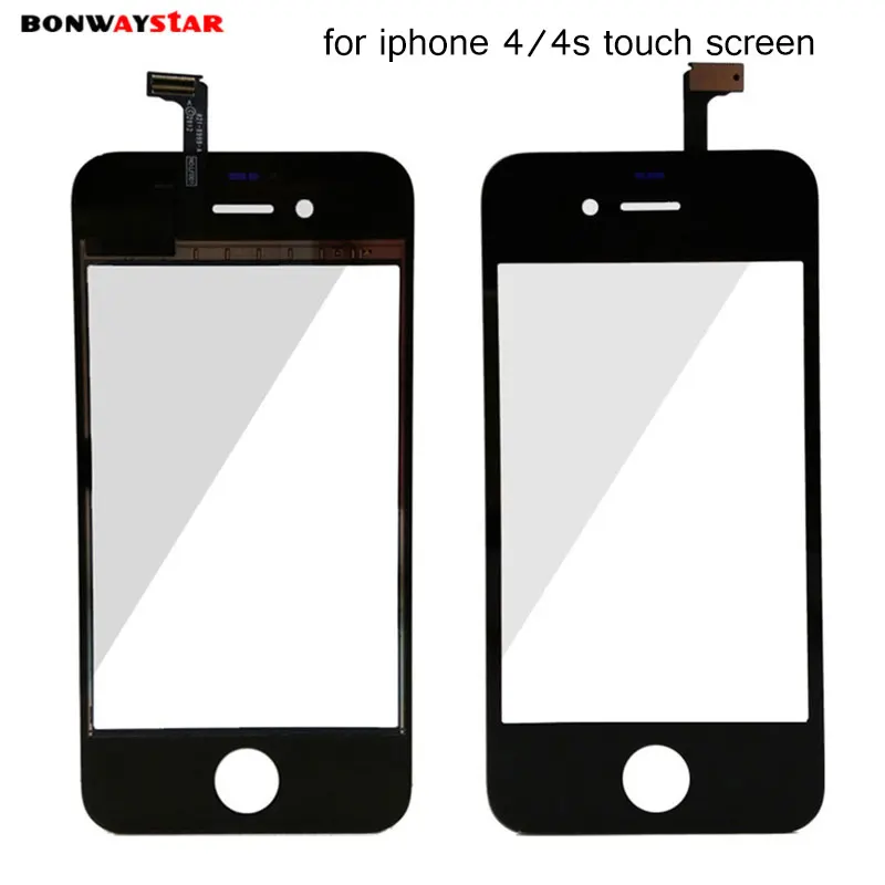 Отличное качество для iphone 4/4G телефон с сенсорным экраном дигитайзер стеклянный