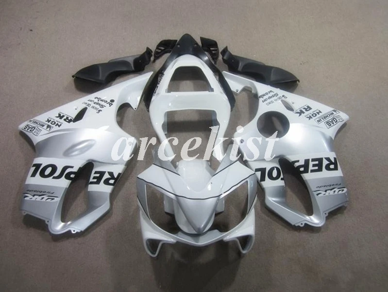 Литье под давлением ABS Обтекатели комплект подходит для Honda CBR600 FS F4i 2001 2002 2003 2004 01 02 03 04 Комплект кузова желтый черный