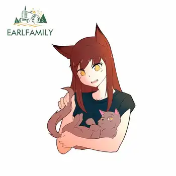 

EARLFAMILY 13cm x 7.9cm for Anime Vinyl Car Sticker Suitable for Any Flat and Smooth Clean Surface Windshield Car Decals