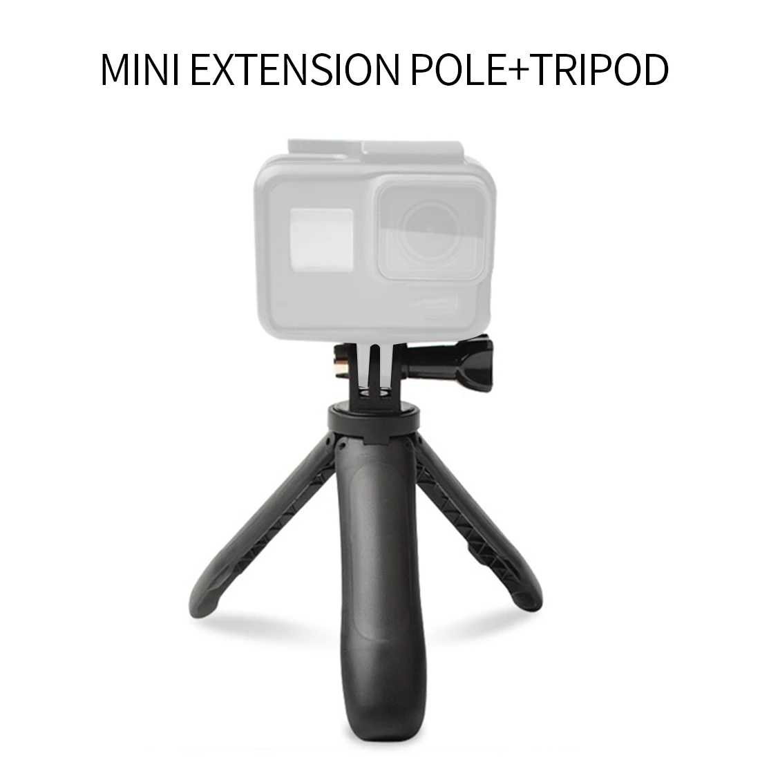 Mini Protable Tripod Extension Pole Handheld Monopod Pole Hand Grip Selfie Stick Mount for Gopro Hero 8 7 YI Osmo Action Camera-3