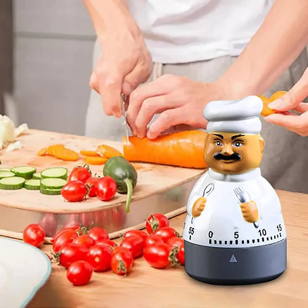 

2019 Chef Design Kitchen Electronic Mechanical Countdown Timer Stopwatch Alarm Clock Kitchen Timer assistant home baking tools