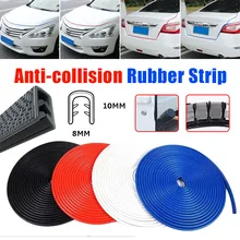 

5M Car Door Boot Edge Protector Strip Trim U Shape Guard Seal Rubber Strip Black