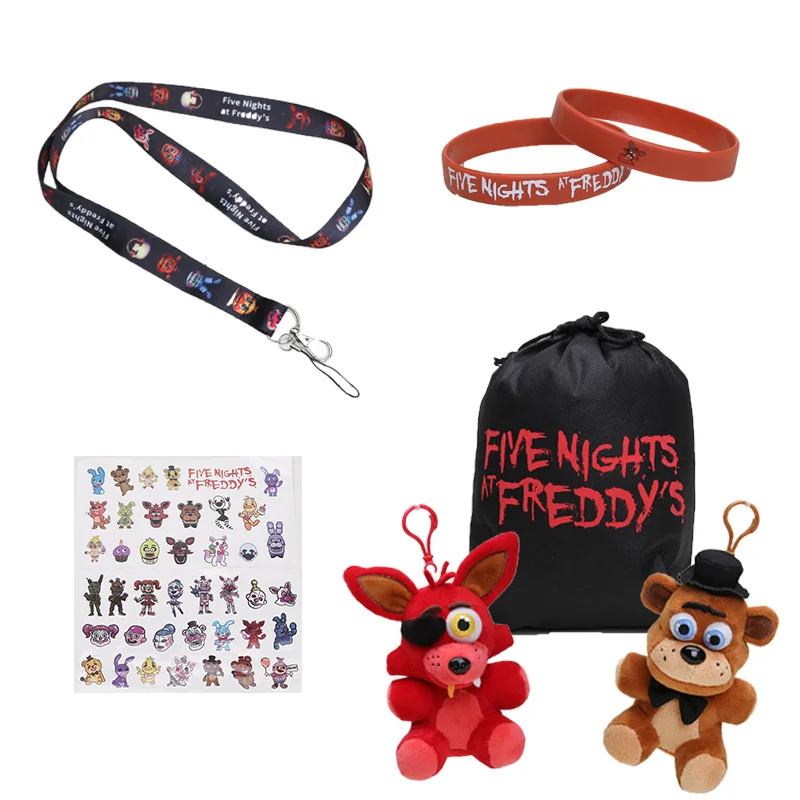 Игрушки FNAF Five Nights At Фредди плюшевый аниме фигурка мобильного телефона ремешок на
