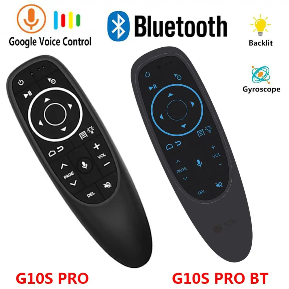 Пульт дистанционного управления для ТВ-приставки Android TV Box HK1 H96 Max и X96 Mini VONTAR G10/G10S