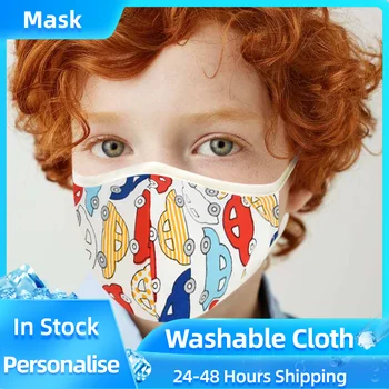 

17 Patterns 5pc Face Masks Kids Children Cotton Mouth Masks Washable Reusable Cartoon Printed Mouth Cover Face Masks Mascarillas