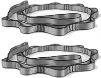 2pcs Yoga Extend Belt Adjustable Daisy Chains Strong Climbing Strap Multi Loop Nylon Strap Rope For Aerial Yoga Hammock / Camp 1