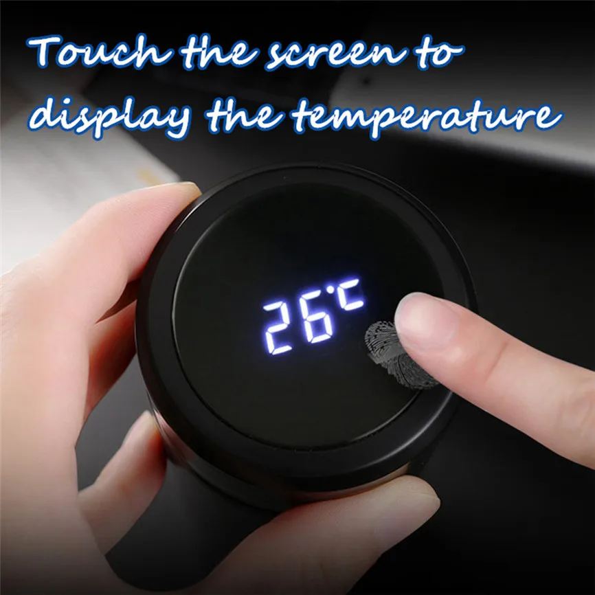 Stainless Steel Vacuum Flask Smart Kettle LCD Touch Screen Display Temperature