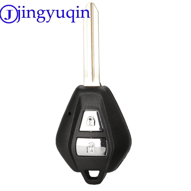 jingyuqin 10p Remote 2 Buttons Car Key Shell Case For Isuzu D-Max 2 Fob Case