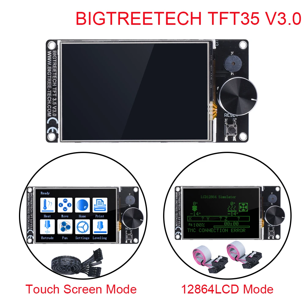 BIGTREETECH TFT35 V3.0 Сенсорный экран/12864LCD Дисплей Поддержка WI-FI 3D-принтеры Запчасти VS МКС TFT24 для Эндер 3/5 СКР V1.3 PRO