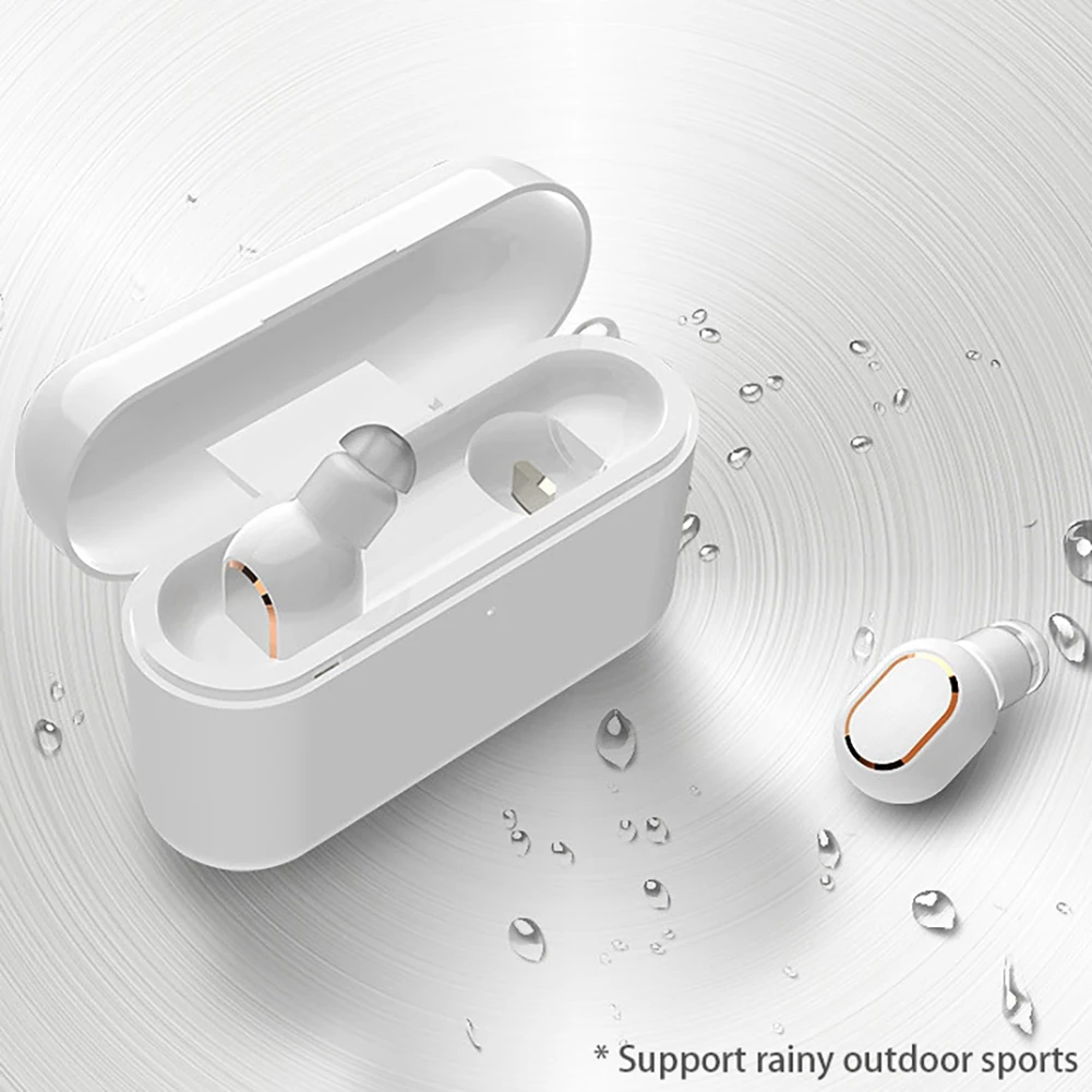 Беспроводные наушники TWS с Bluetooth 5.0 спортивные 3D стерео звук вкладыши портативный