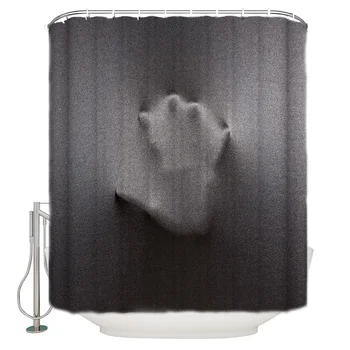 

Scary Halloween Pictures Polyester Fabric Shower Curtain