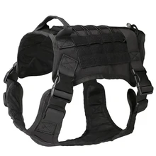 1000D Тактическая Военная собачья жилетка, одежда, портативный тренировочный охотничий жилет Molle Combat Dog для питомцев, жгут для охоты, дрессировки собак