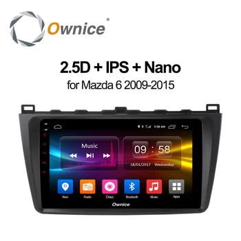 

9" IPS Android 8.1 2GB RAM 4G SIM LTE CAR DVD Player GPS Map camera TV TPMS Bluetooth 4.1 RDS Radio Wifi for Mazda 6 2009-2015