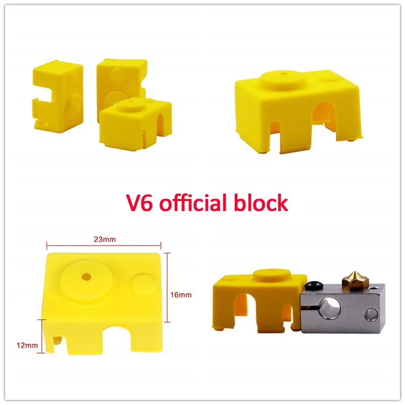 3d принтер V6 V5 силиконовый носок поддержка V6 PT100 J-head hotend 1,75/3,0 мм подогреваемый блок экструдер RepRap Prusa i3 MK3