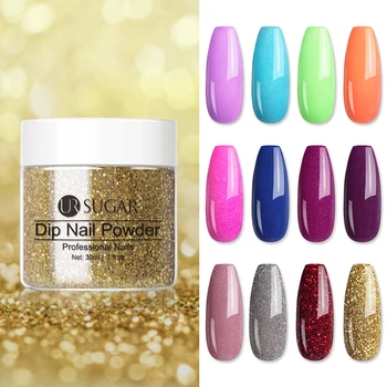 

UR SUGAR 30ml Dipping Dust Dust Nail Art Decorations without Lamp Cured All For Nails Glitter Dip Powder