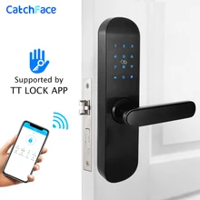 TTlock приложение электронный дверной замок Bluetooth wifi умный сенсорный экран замок, цифровой код клавиатуры Засов для дома гостиницы квартиры