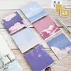 1PC 80 Sheets/pack 8*8CM Stars Moon Forest Theme Cute Memo Pad Stickers Decal Sticky Notes Scrapbooking Diy Kawaii Notepad Diary 1