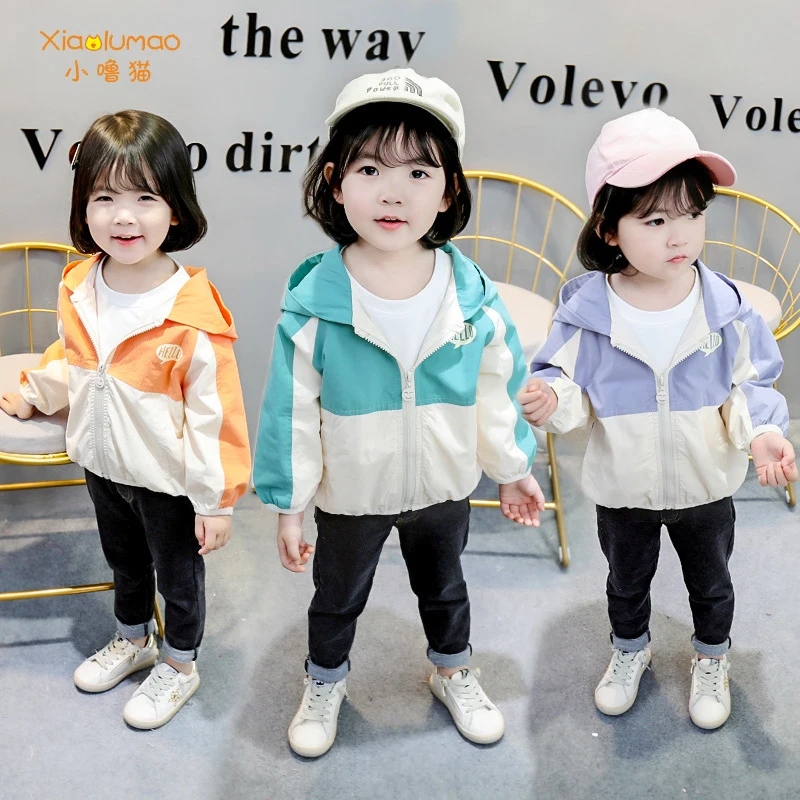 

Children's jackets autumn winter letter hooded jacket for girls 8 years raincoat for girls cotton clothes dropshipping