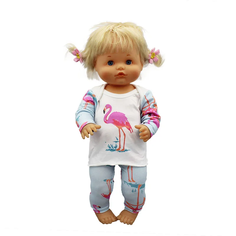 Новая кукла в пижаме одежда подходит 42 см Nenuco кукла Nenuco su Hermanita кукла аксессуары - Цвет: 1