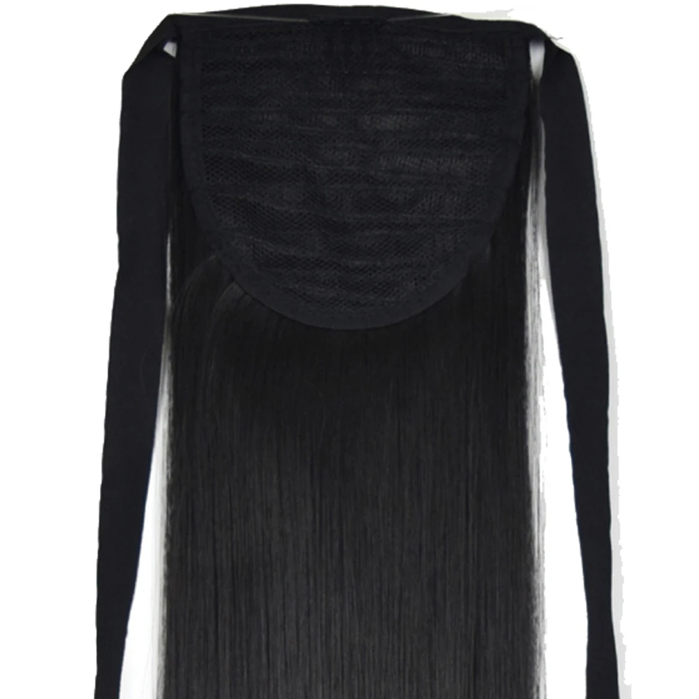 TOPREETY Synthetic Heat Resistant Hair 90gr Straight Ribbon Ponytail Extensions 1006