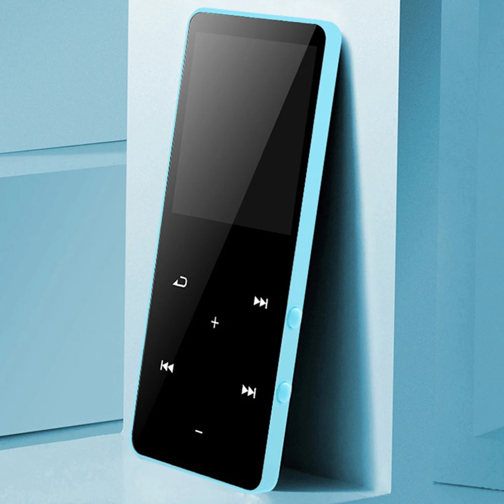 8G студентов сенсорный ключ Bluetooth HIFI Многофункциональный fm-радио Поддержка TF карты портативный с динамиком музыка MP4 плеер беспроводной - Цвет: Синий