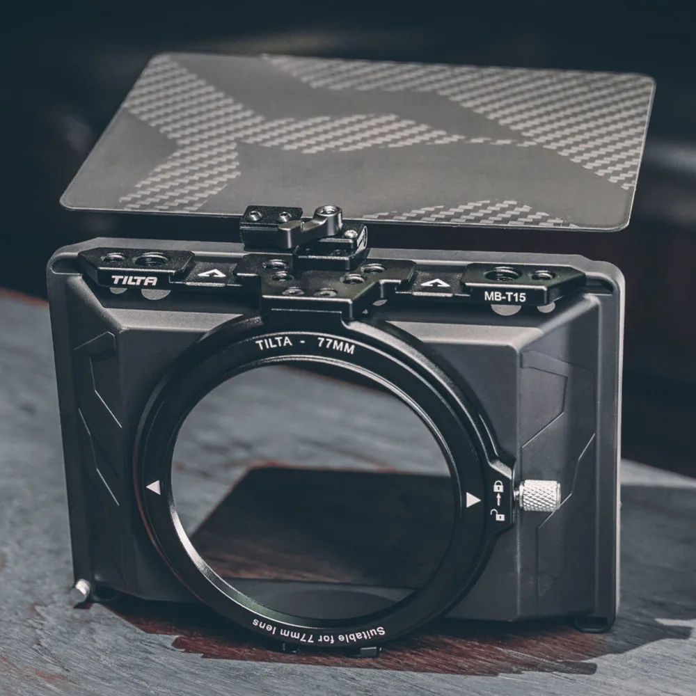В наличии Tilta MB-T15 мини Матовая коробка для DSLR камер mattebox кольцо объектива 55 мм 58 77