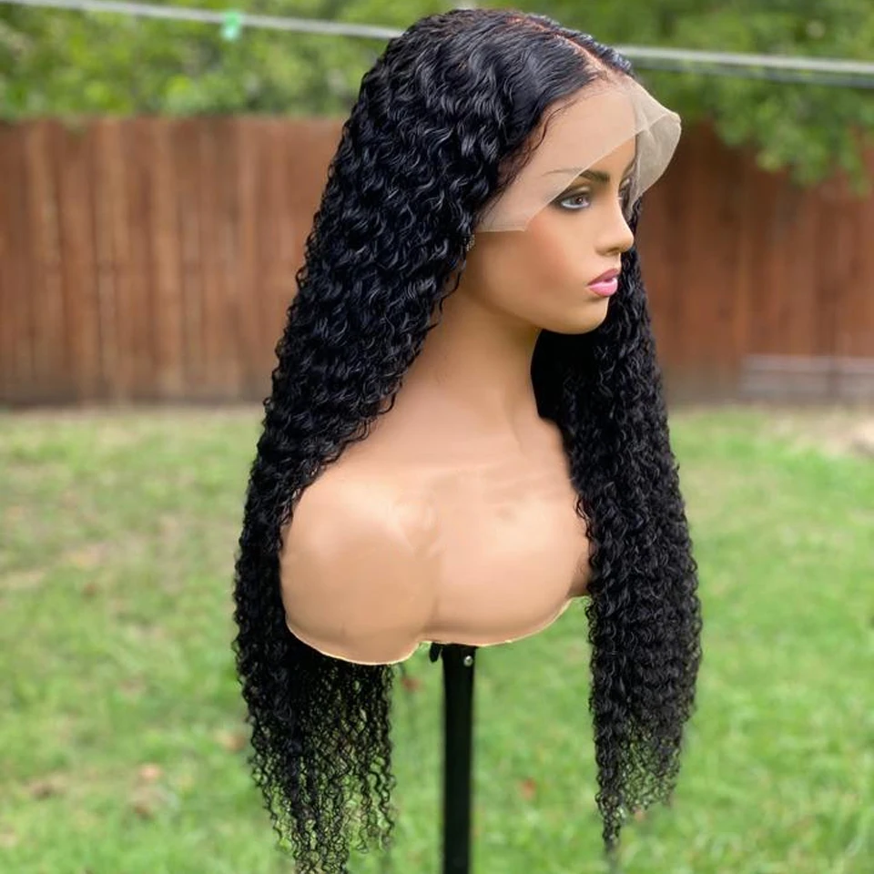 Wholesale Long Preplucked 28 30 Inch Deep Wave Frontal Wig 13x4x1 T Part Lace Wig Brazilian Lace Front Human Hair Wigs For Women