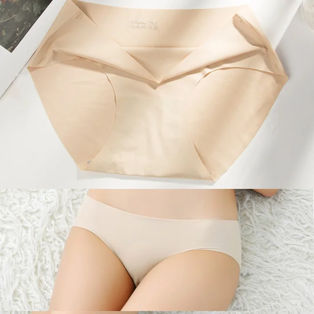 Beige1 Bonjean Бесшовные женские трусики нижнее белье женские удобные нижнее белье Модные женские трусы с низкой посадкой Прямая поставка - Цвет: Beige1