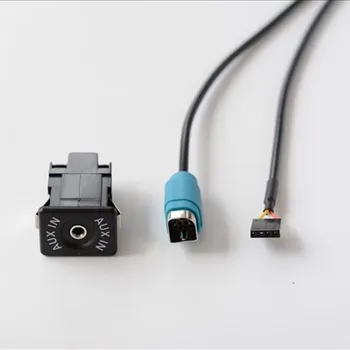 

Car Stereo Extend AUX Set KCE-237B Aux Cable Adapter 13Pin Port for Alpine CDE101E 102E CD
