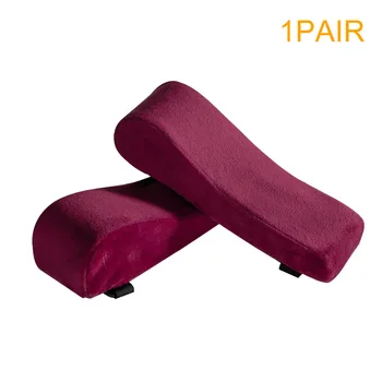 

1pair Armrest Pad Cushion Covers Memory Foam Home Forearms Non Slip Office Ergonomic Universal Pressure Relief Elbow