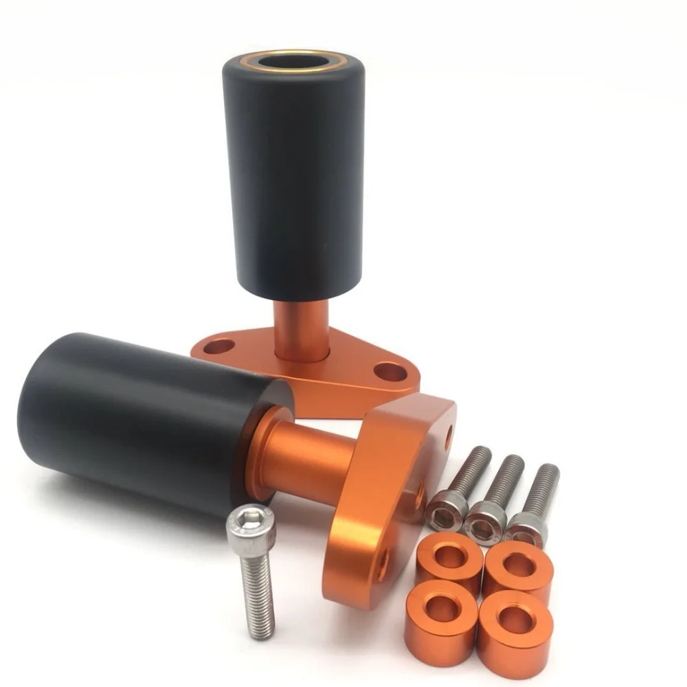 Защита от падения для мотоциклов ktm duke 125/200/390 2012 2013 14 15 Мотоцикл с ЧПУ Алюминий рамки ползунок гвардии Анти аварии протектор колодки