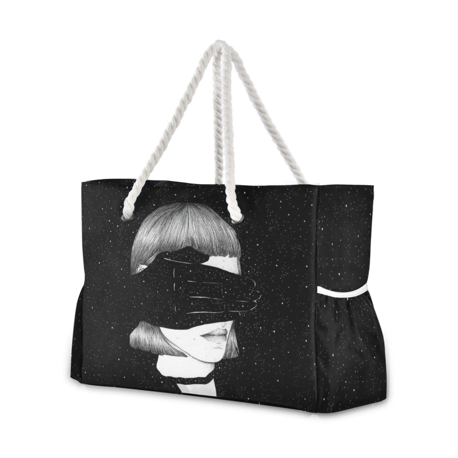 Top Brand Women Bags Bolso 2021 Fashion Women's Large Capacity Nylon Beach Handbag Stundent Shoulder Handbag Black Luxury Sac A| | - AliExpress