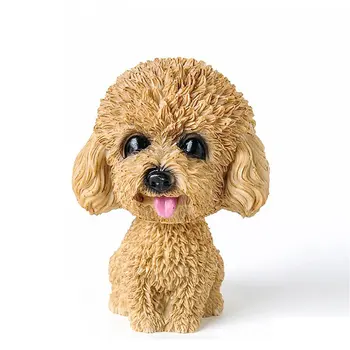 

Head Dog Car Dashboard Doll Auto Shaking Head Ornaments Nodding Dog Car Interior Furnishings Decoration Gift