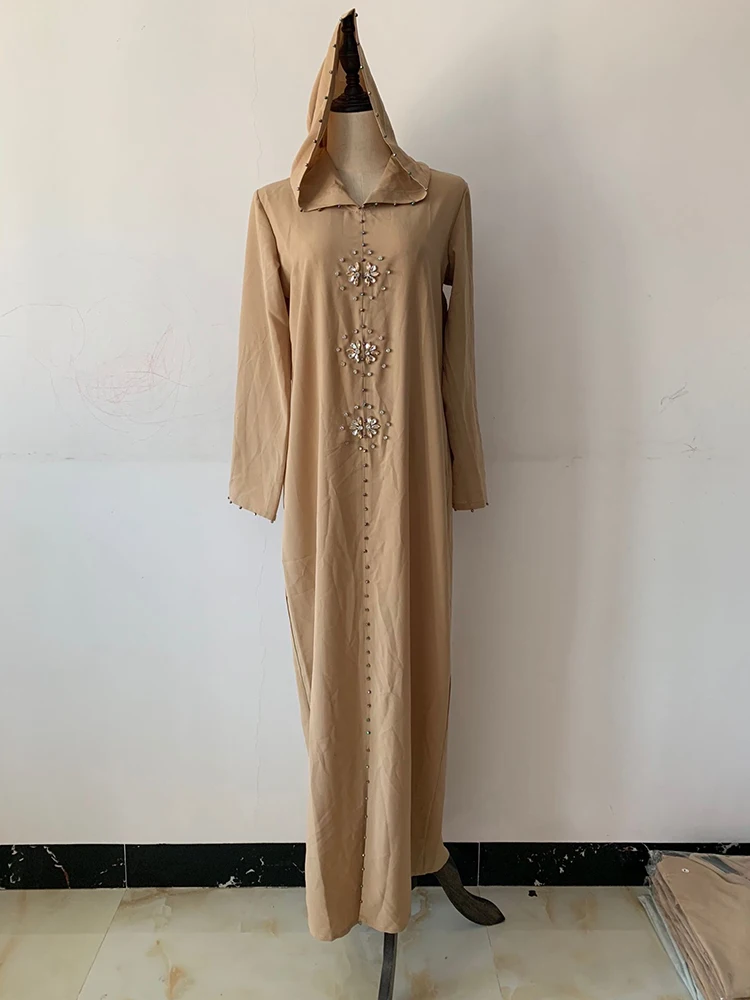 Vestidos Longos Vetement Femme африканская Анкара платья размера плюс женская одежда Южно-Африканская Шляпа платье халат Musulmane Longue - Цвет: khaki dress