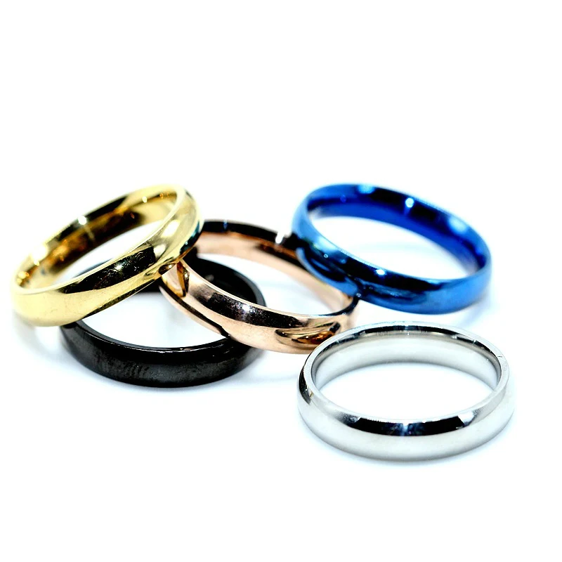 

Rose Gold Stainless Steel Rings For Women Jewellery Gold Ring Men Couple Engagement Rings Men Wedding Promise Ring Female Gifts