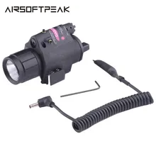 2 в 1 пистолет Glock светильник Тактический красный лазерный прицел+ светодиодный светильник-вспышка пистолет военный оружейный светильник s охотничий кемпинговый оружейный светильник ing