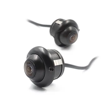 

Car Mounted Vehiclel Backup Camera 360-Degree Adjustable Left Right Side-Looking Blind Area Webcam Waterproof Shock-resistant