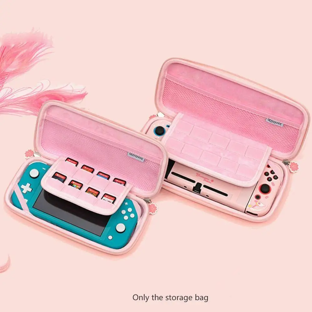 

2020 Sakura Portable Storage Bag for Switch Travel Carrying Cherry blossoms Case for Nintendo Switch lite game Accessories